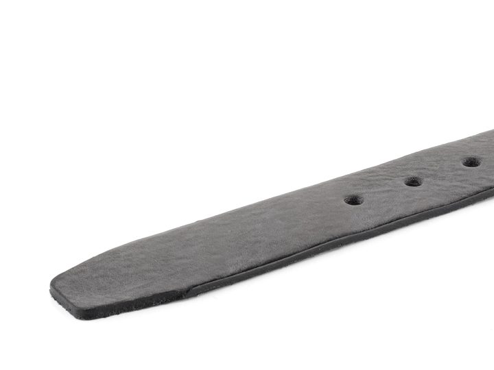 Šedý kožený opasek tm.šedý 38 mm