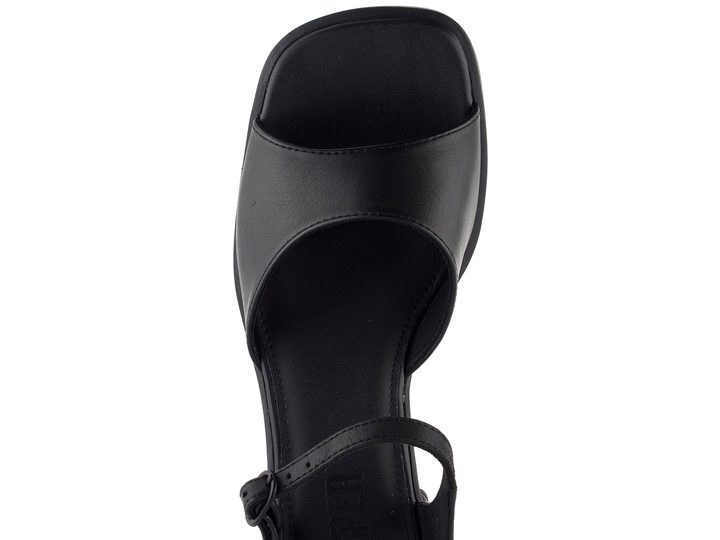 Camper sandály na podpatku černé K201734-001