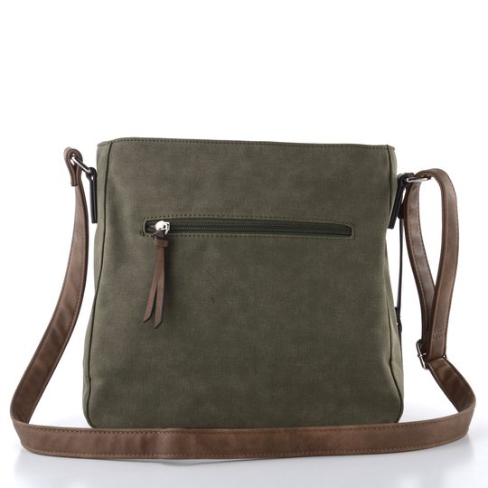 Rieker dámská crossbody kabelka khaki/brown H1340-54