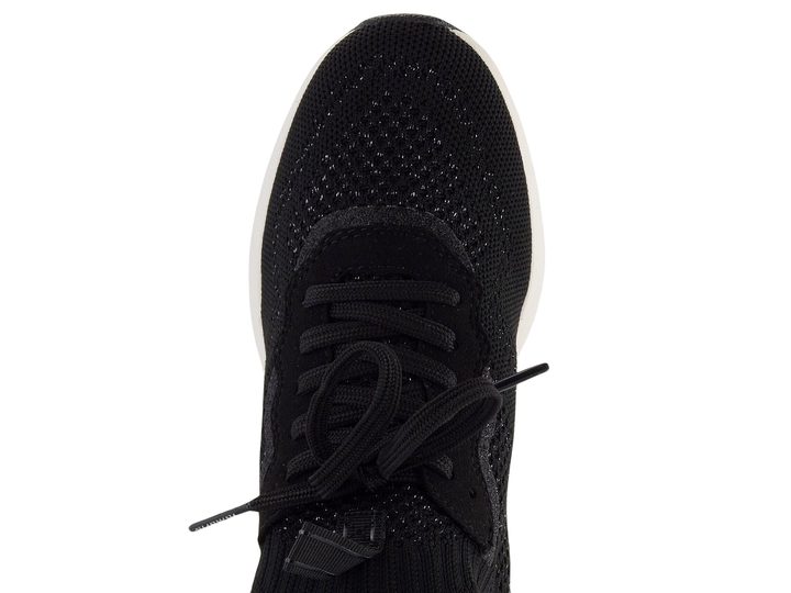 Tamaris tenisky ve sportovním stylu Black Metallic 1-23714-42