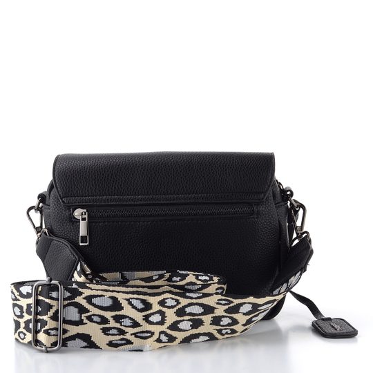 Rieker crossbody kabelka s klopou čierna H1101-01