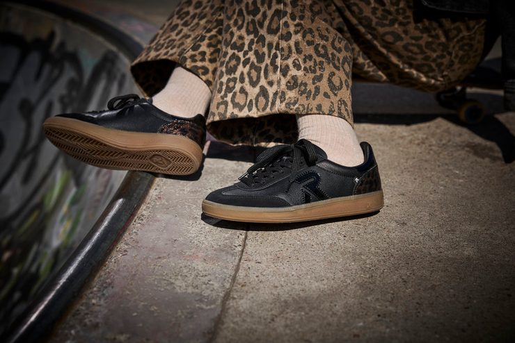 Rieker Sport čierne ležérne tenisky W2200-03