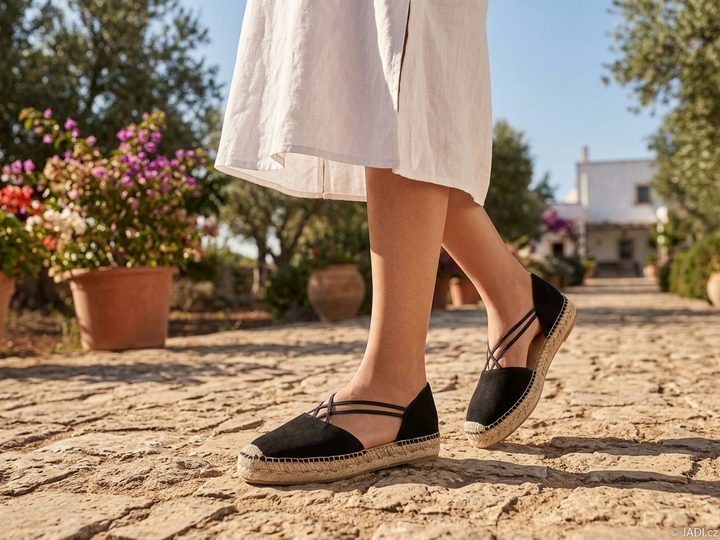 Gaimo vykrojené espadrilky Lovey ante negro