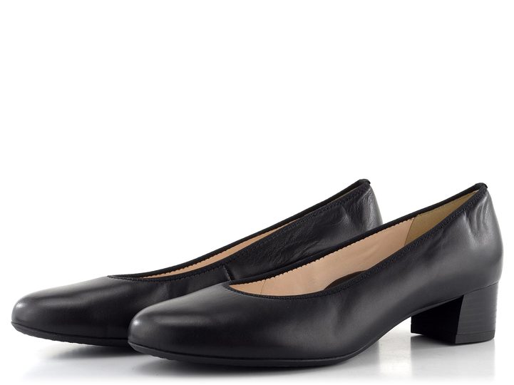 Ara dámske hladké lodičky čierne Vicenza 12-16601-17