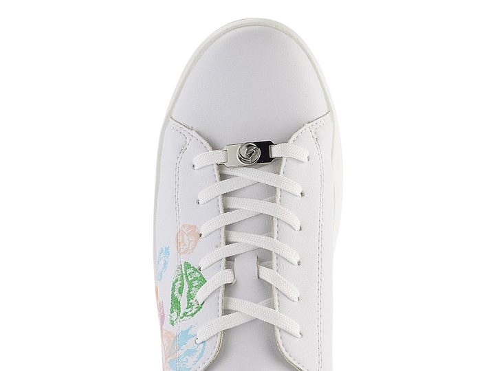 Remonte tenisky na platformě bílé/barevný potisk D1C03-80