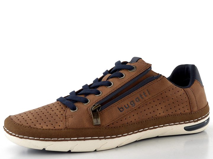 Bugatti polobotky se zipem koňakové 321-ASG05-5500