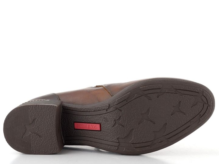 Pikolinos dámské zipové polobotky na podpatku Malaga cuero W6W-5902C1