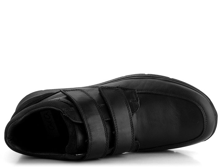 Ara pánský kožený kotník na suché zipy Benjo Black 11-24648-01