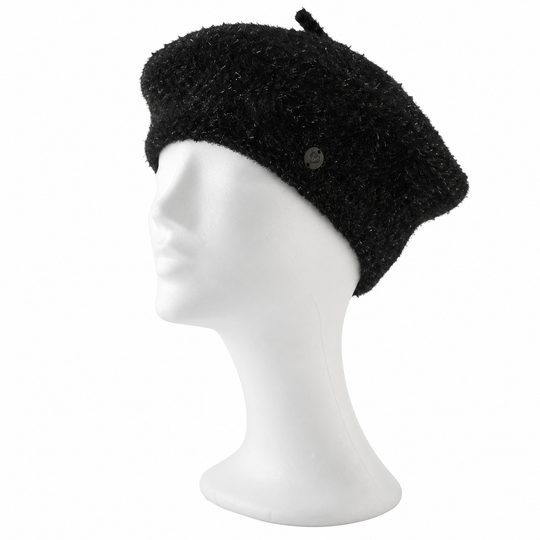 Fraas třpytivý baret panther black 667256-997