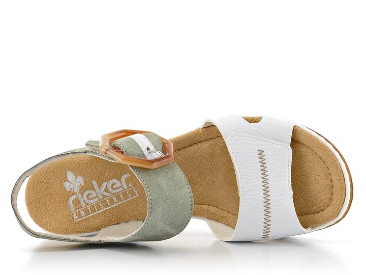 Rieker sandály s plastovou sponou 67476-81