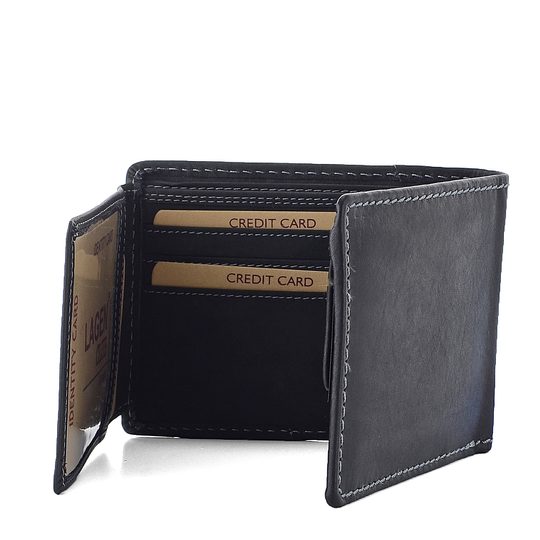 Pánská peněženka kombinovaná černá 511451