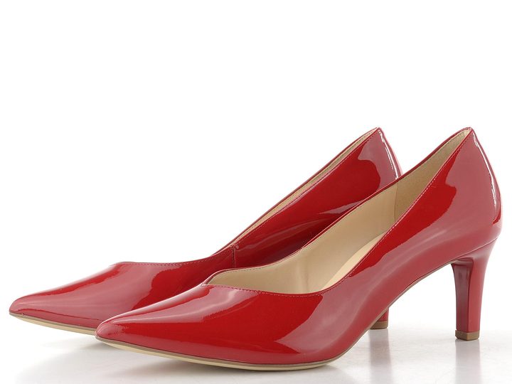 Högl lakované lodičky red 0-176704-4000