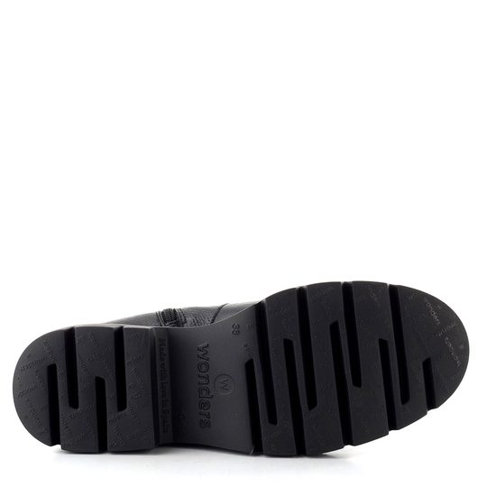 Wonders kotník na robustní podešvi negro A-4306-Y
