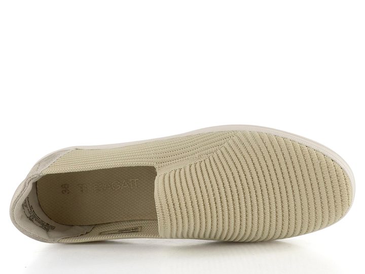 TT.BAGATT slip-on úpletové mokasíny beige/metallics D35-AKD60-6950