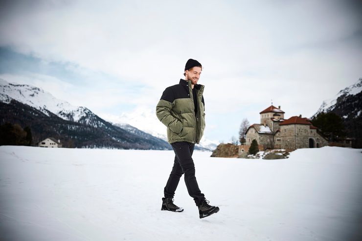 Rieker Revolution pánska členková obuv s membránou šedo-čierna U0174-42