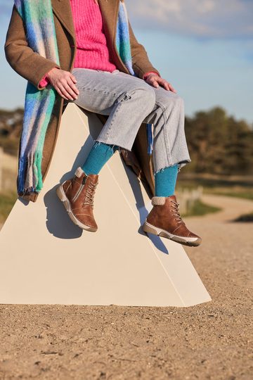 Rieker šněrovací kotník se zipem zimt/lehm 45931-24