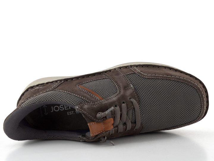 Josef Seibel pánské šněrovací polobotky New Anvers asfphalt-kombi 44924TE387