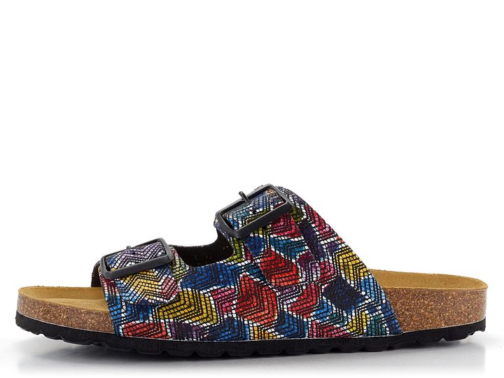 BIO Life šľapky fuzbetové farebné 0014.2046/815 multi