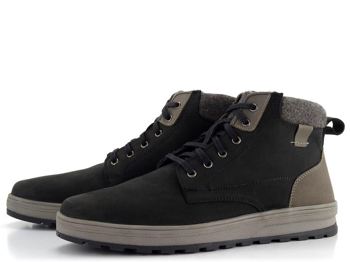 Klondike pánský sneakers kotník černý 92402 Black/Grey