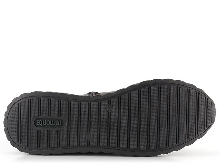 Remonte šnurovacia nízka členková obuv vínová Cerise/Schwarz D5977-35