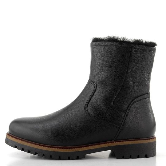 Ara pánský širší kožený kotník Tiago Schwarz 11-26608-01