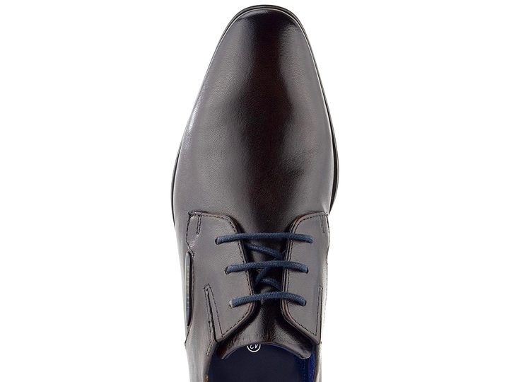 Bugatti elegantní tmavě hnědé polobotky 312-A311K-4100