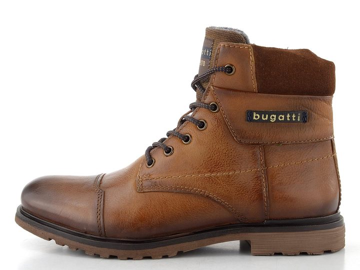 Bugatti pánský kotník cognac 325-A0U3F-3500