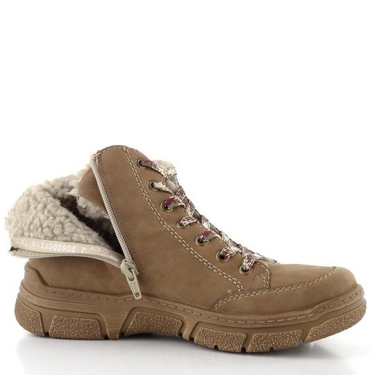 Rieker šněrovací kotník hnědý 72320-24