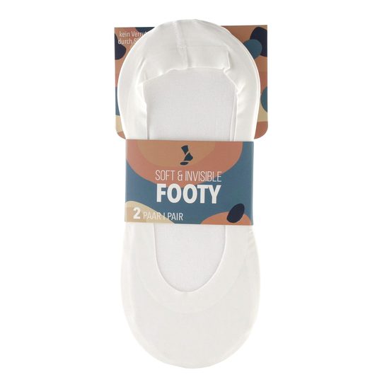 Ponožky do balerín Footy 2 páry biele