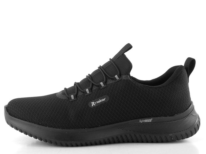 Rieker Sport pánské prozouvací tenisky černé B9655-00