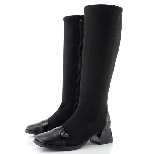 Hispanitas čižmy s pružným lýtkom Marsella black HI254308