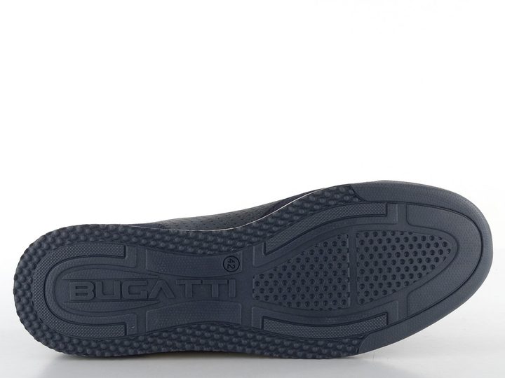 Bugatti modré pánské tenisky se zipem 321-A3811-5500