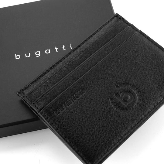 Bugatti vreckové puzdro na karty čierne 49118201