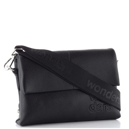 Wonders malá crossbody kabelka s etují negro WB-54020-C