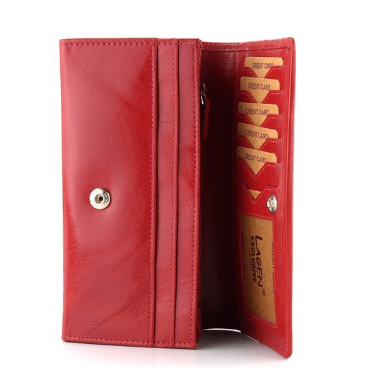 Lagen dámská peněženka červená W-2025/B