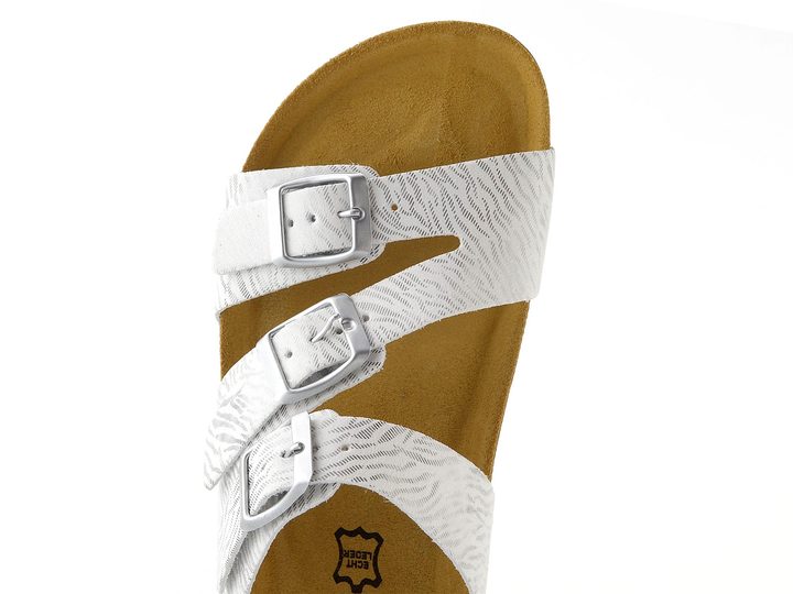 BIO Life pantofle fuzbetové stříbrné 2358.287 Lia/930