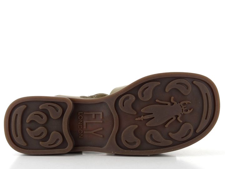 Fly London sandály s plnou špičkou smog P145437001