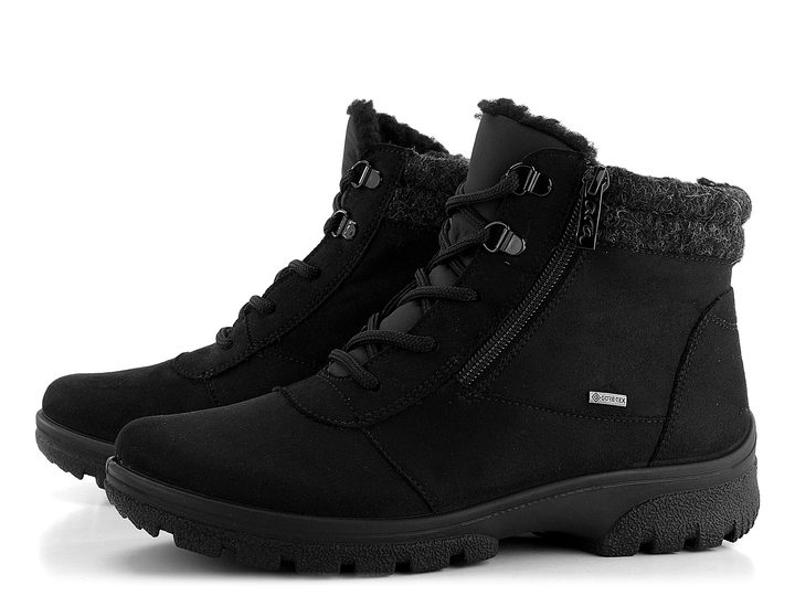 Ara členková obuv s Gore-Tex membránou Saas-Fee Black 12-49309-01