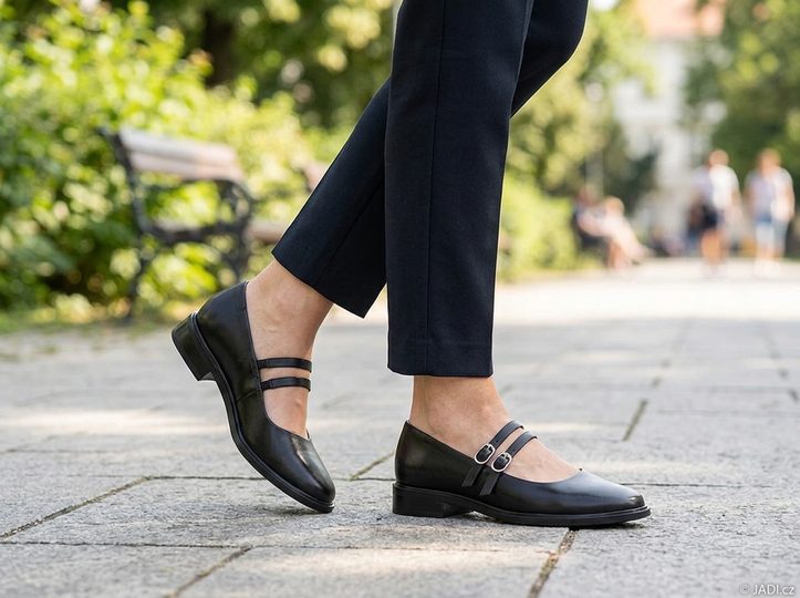 Tamaris lodičky/baleríny s nártovými pásky black 1-22131-45