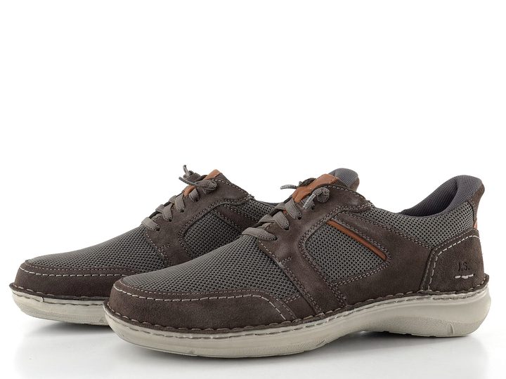 Josef Seibel pánské šněrovací polobotky New Anvers asfphalt-kombi 44924TE387