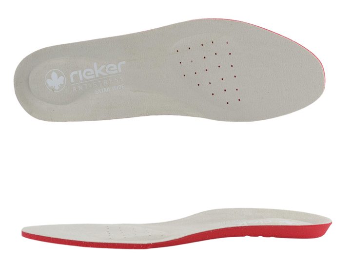 Rieker šnurovacie poltopánky so zipsom a membránou Bordeaux 59000-35