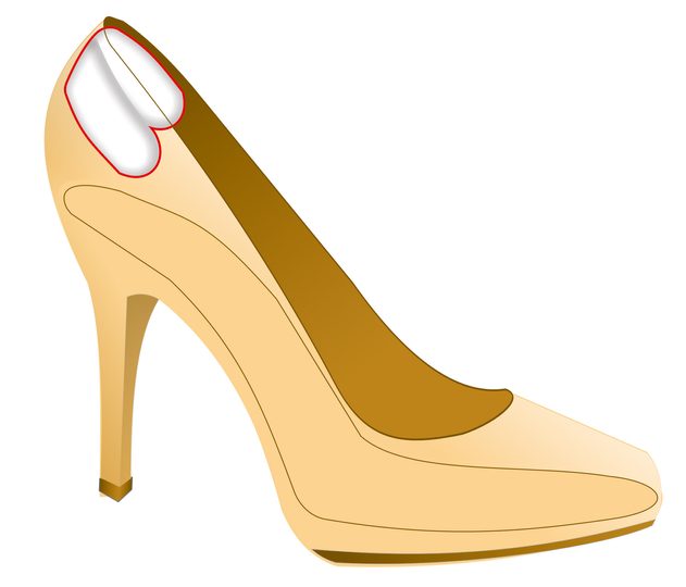 Patičky do obuvi gelové