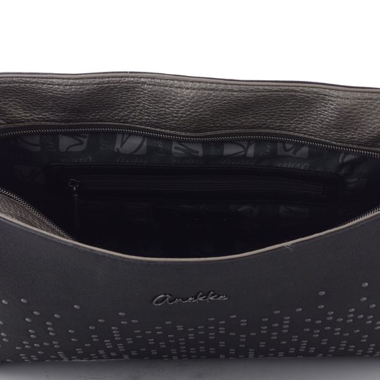 Anekke shopper kabelka černá/metalická 43622-453