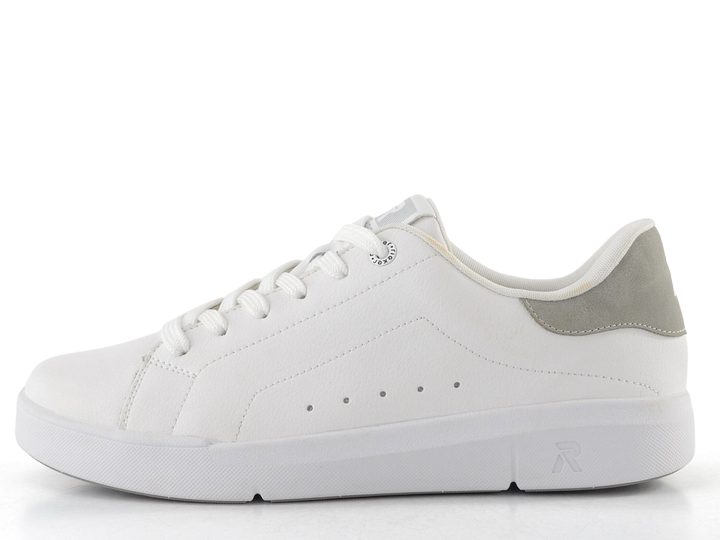 Rieker Revolution kožené biele sneakers tenisky 41902-80