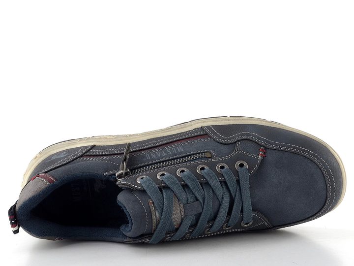 Mustang pánské polobotky se zipem navy 15M0181001