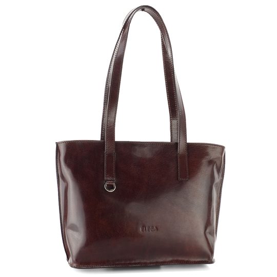 Elega luxusná shopper kabelka Burgundy 69230