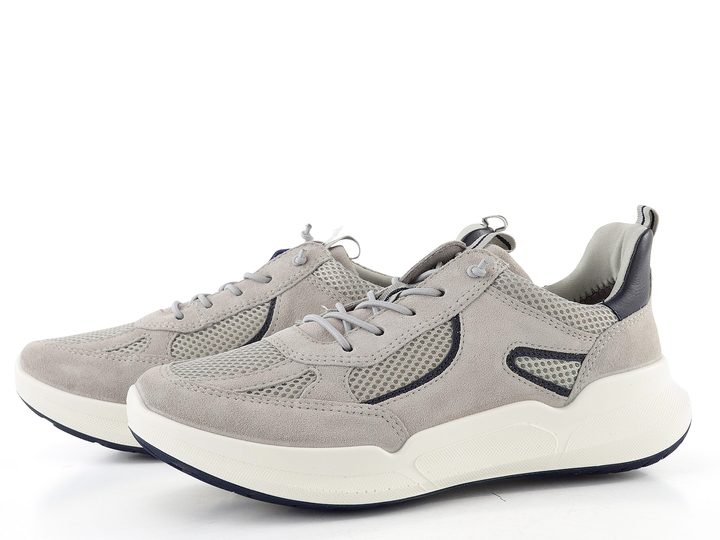 Ara pánské široké prozouvací tenisky Motion pebble/blau 11-34201-14