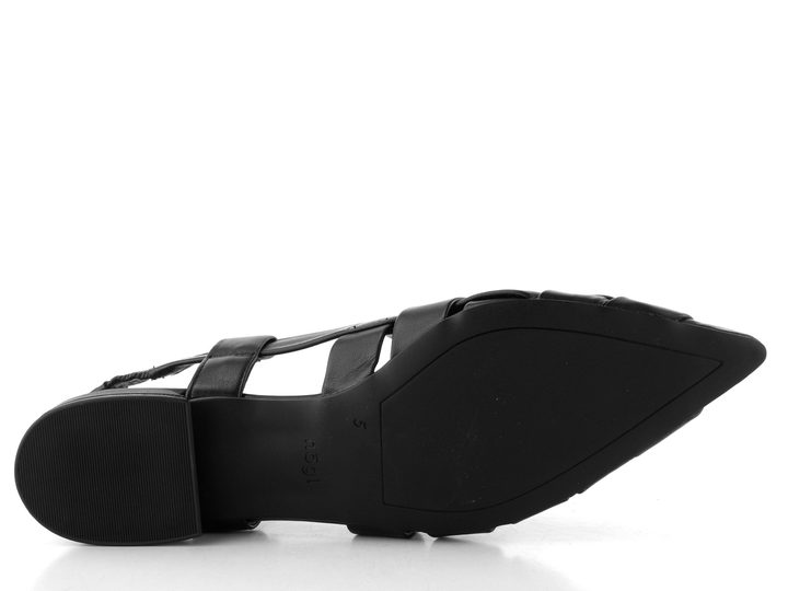 Högl baleríny s volnou patou schwarz 1-101930-0100