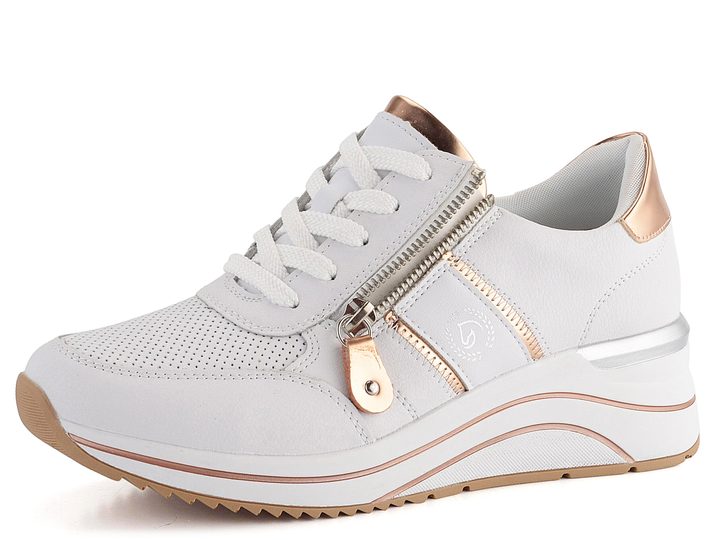 Remonte tenisky na klínku Weiss/Kupfer D0T04-80