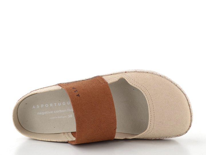 Asportuguesas pantofle s plnou špičkou Cana L nude P018176015